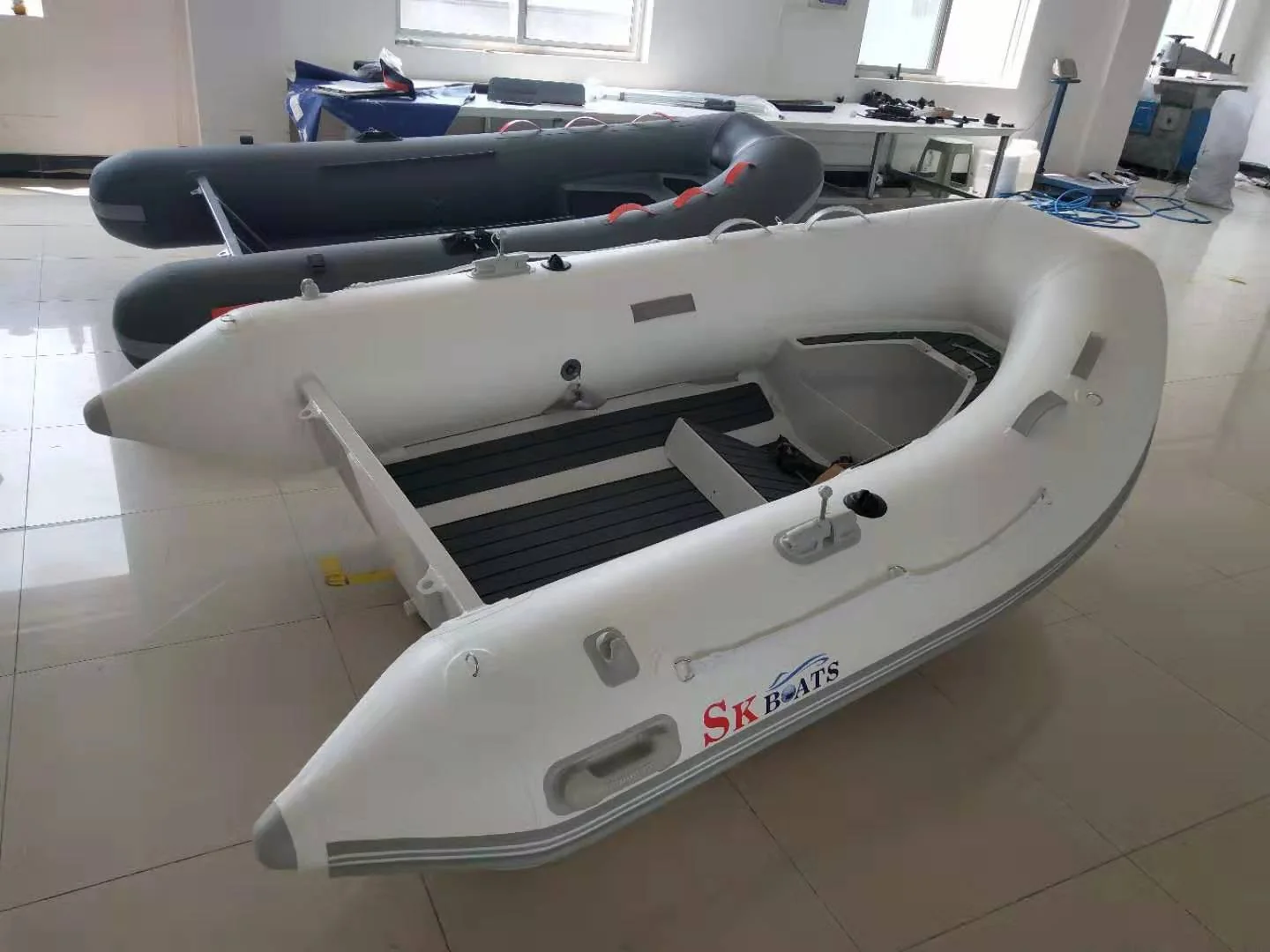 RIB tube assembly in the workshop